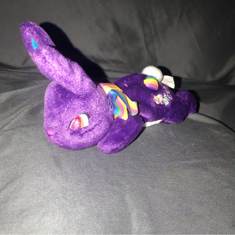 Vintage 1998 Lisa frank Fantastic Beans Hop Diggity Bunny Beanie Plush